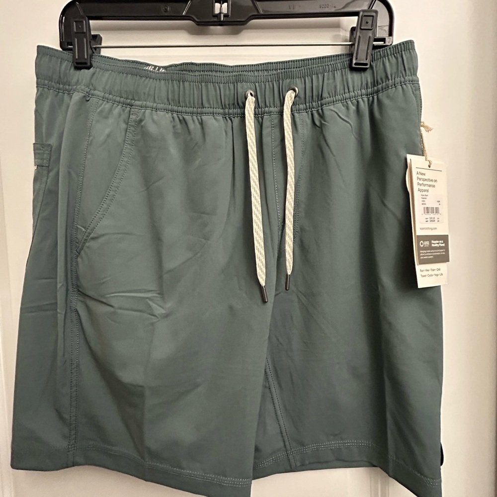 Vuori Men’s Teal Drawstring Shorts